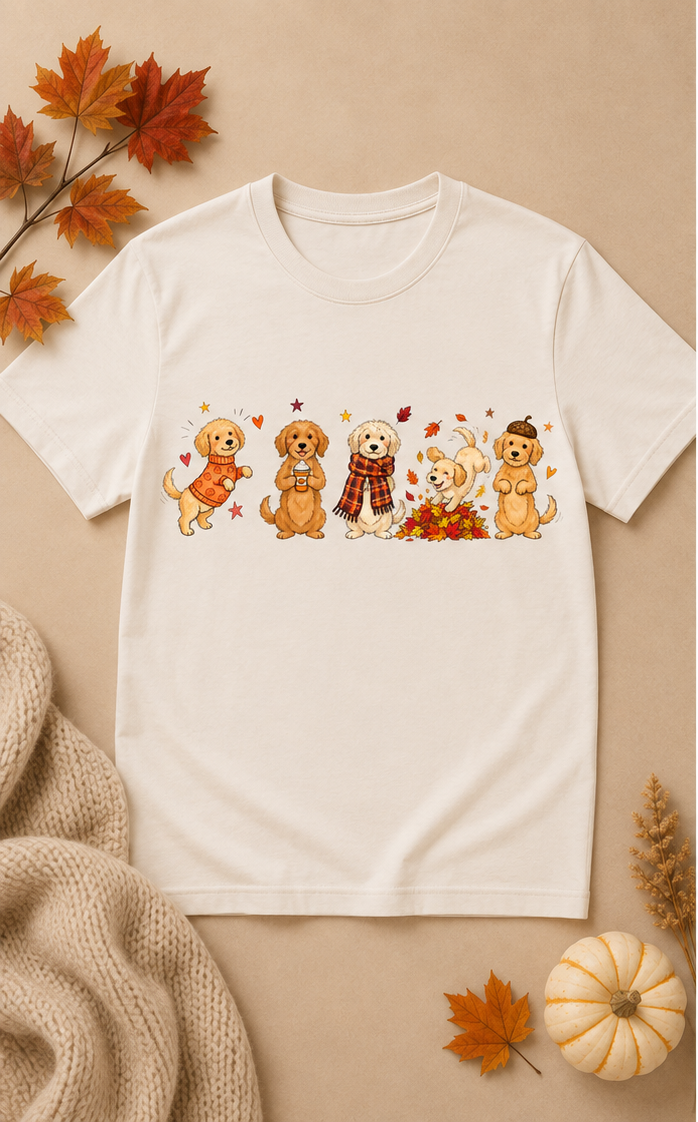 Autumn Doodle Puppies
