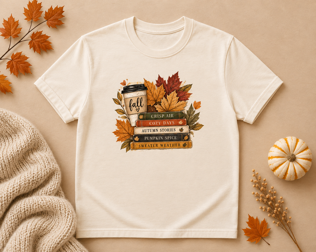 Books, Coffee and Autumn Leaves