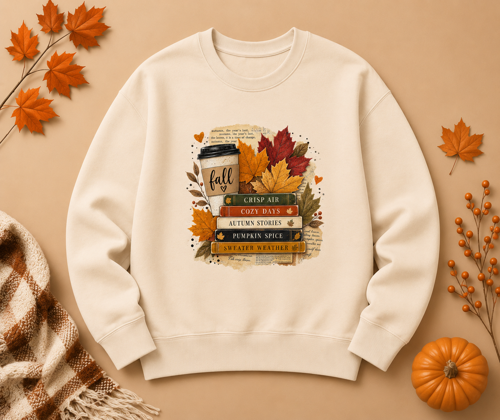 Books, Coffee and Autumn Leaves