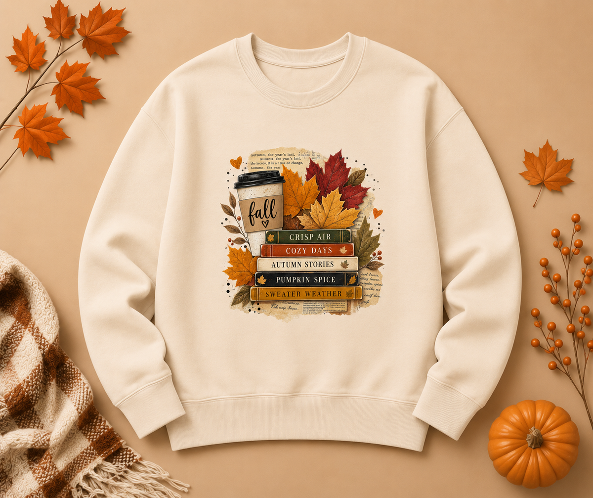 Books, Coffee and Autumn Leaves