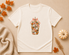 Fall Ghost Bouquet Glass