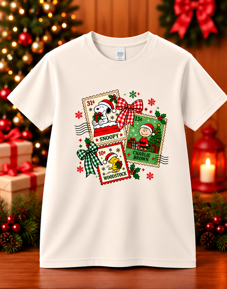 Peanut's Christmas Stamps