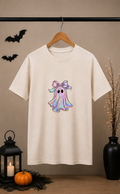 Rainbow Ghost with Bow